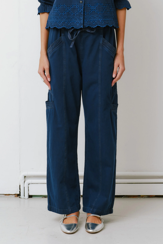 Seventy + Mochi Juno Pant in Twilight Blue
