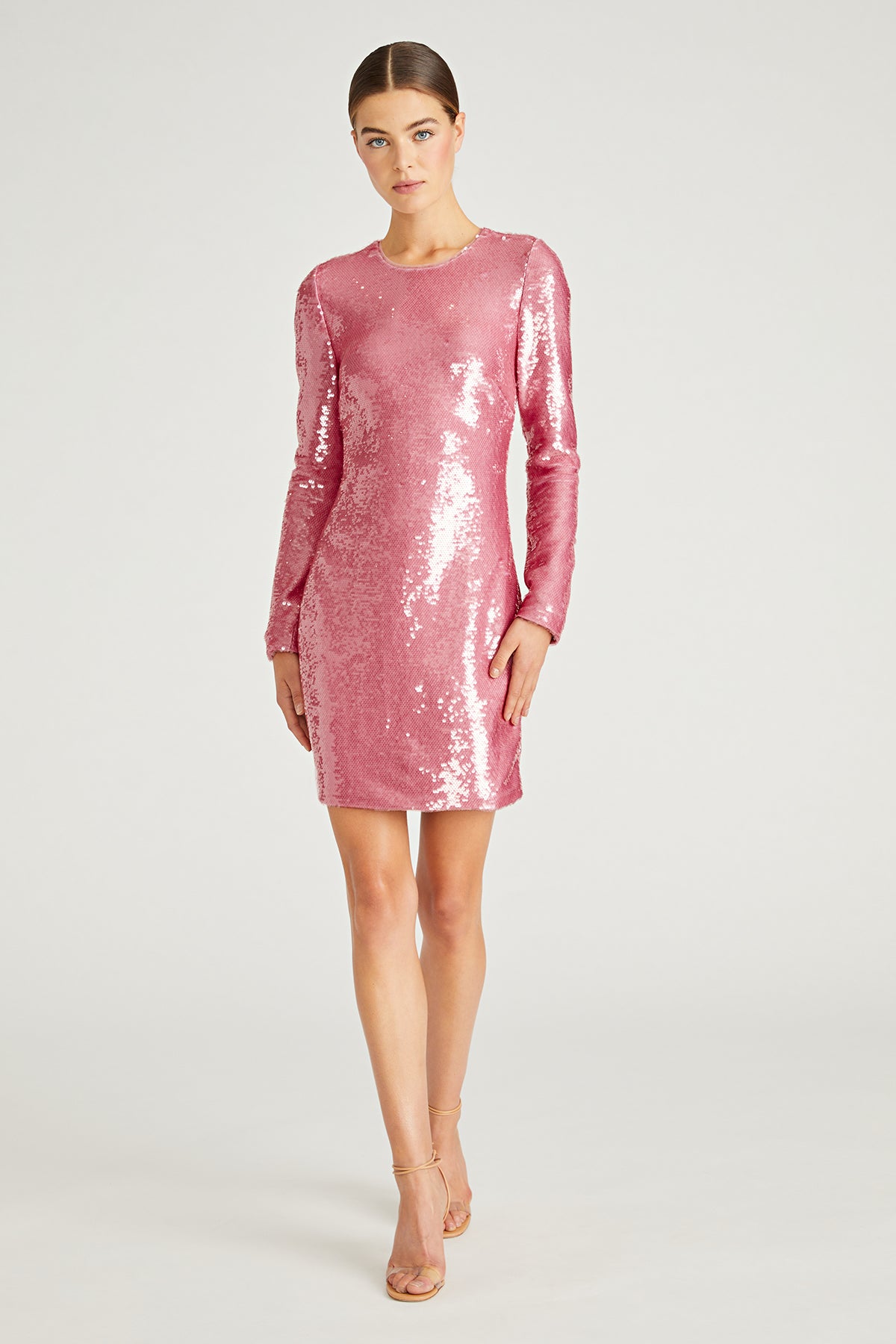 MONIQUE LHUILLIER CLAIRE SEQUINS DRESS