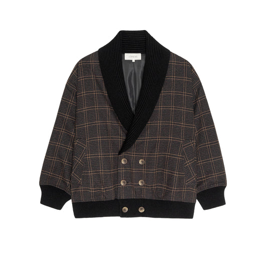 The Great The Double Breasted Shawl Collar Coat