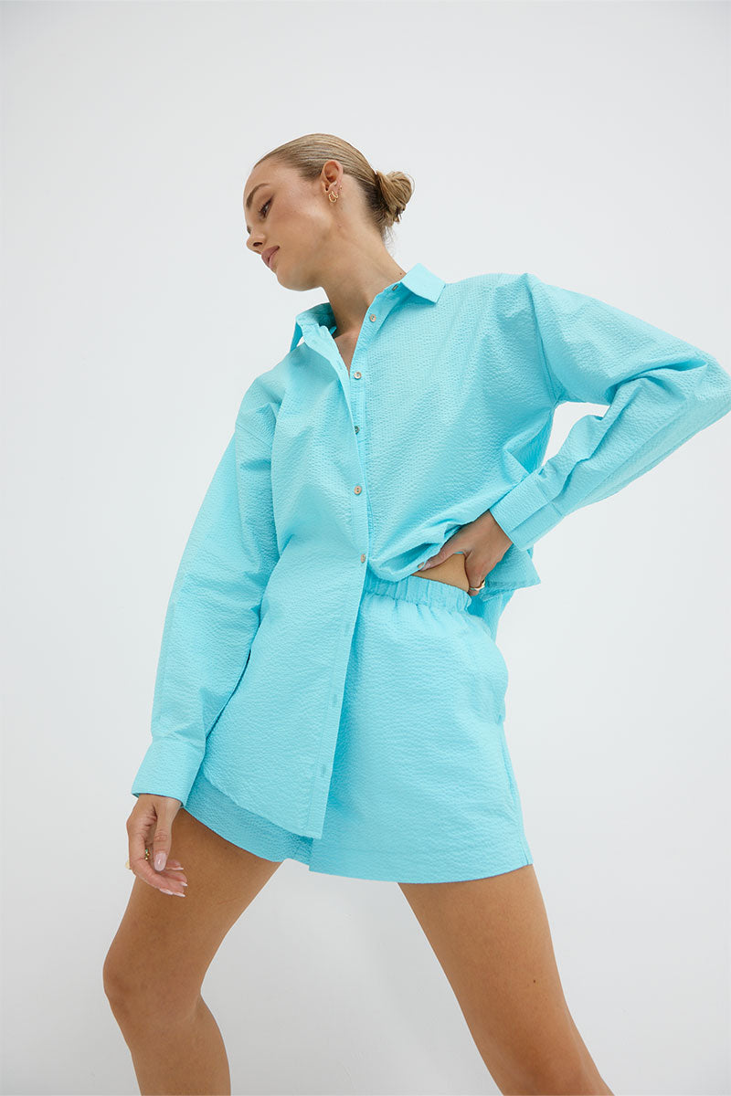 Sovere Pixie Shirt - Aqua