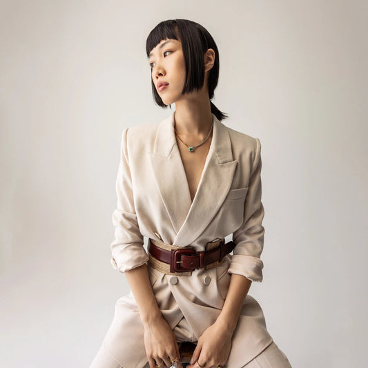 Artizan Joyeria Mixed Emerald Chain