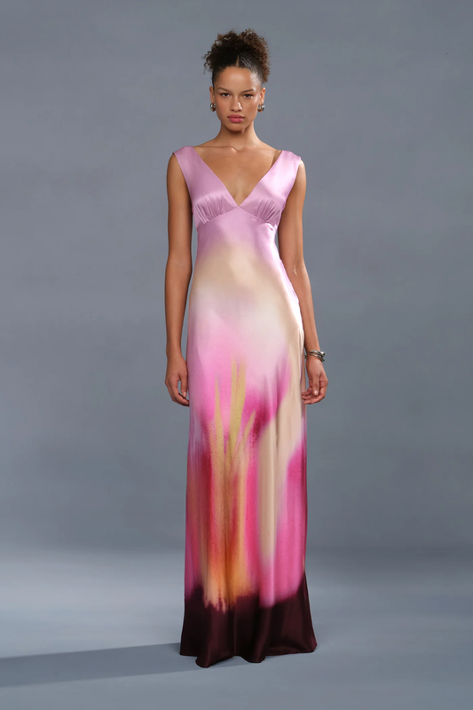 AMUR Zarita Gown in Flora In Focus