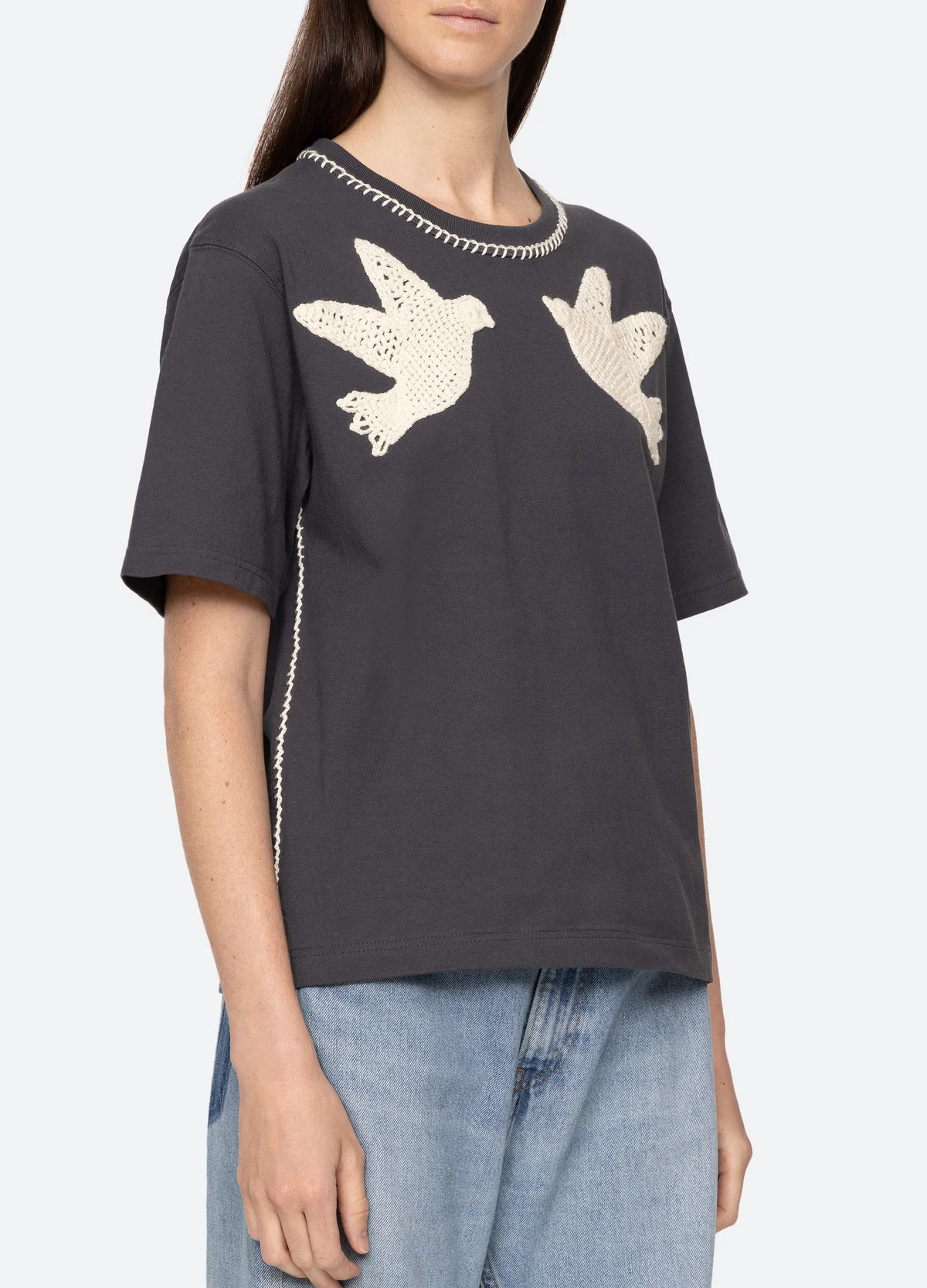 SEA Sally Crochet T-Shirt