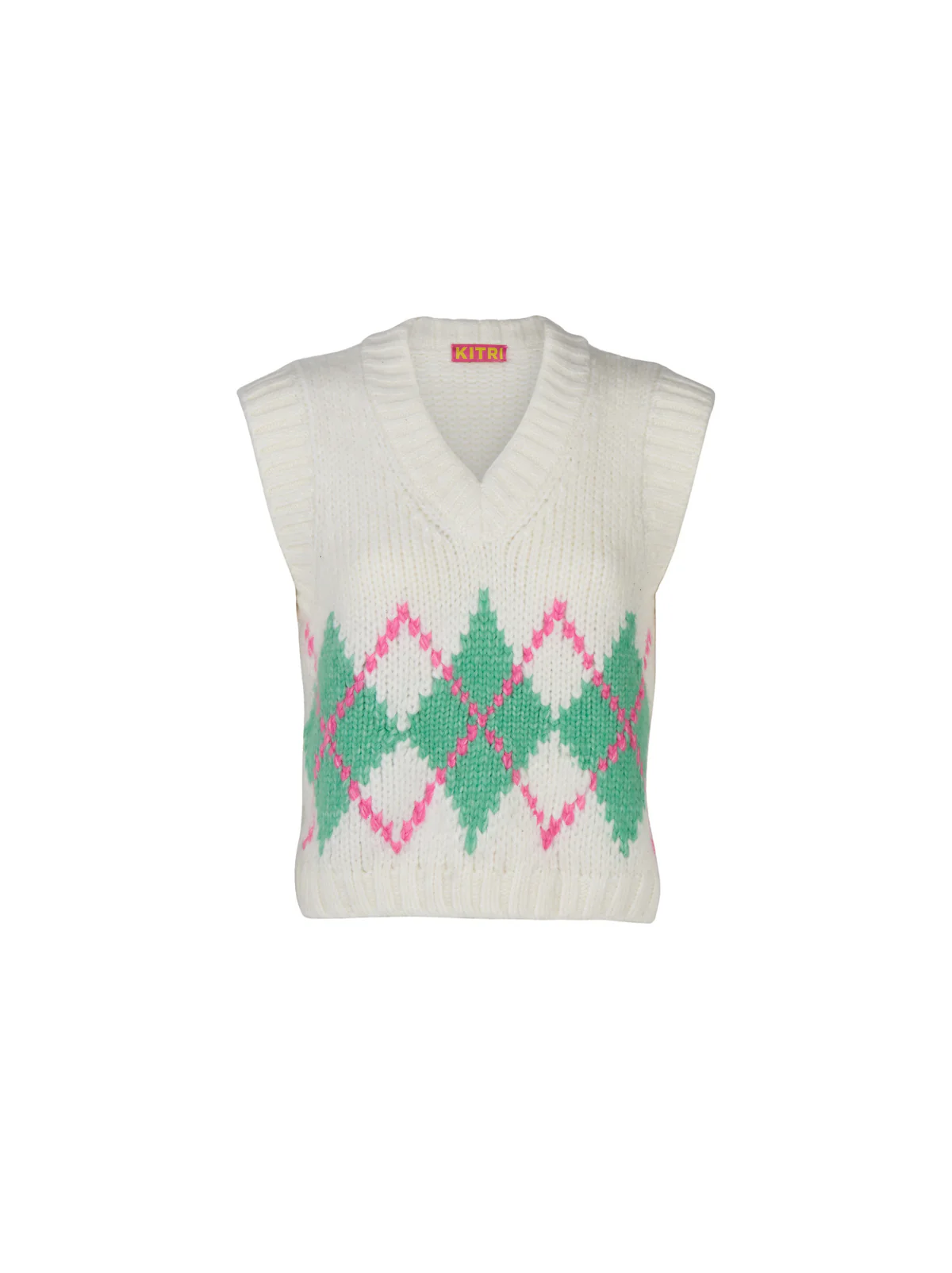 KITRI Winona Argyle Vest