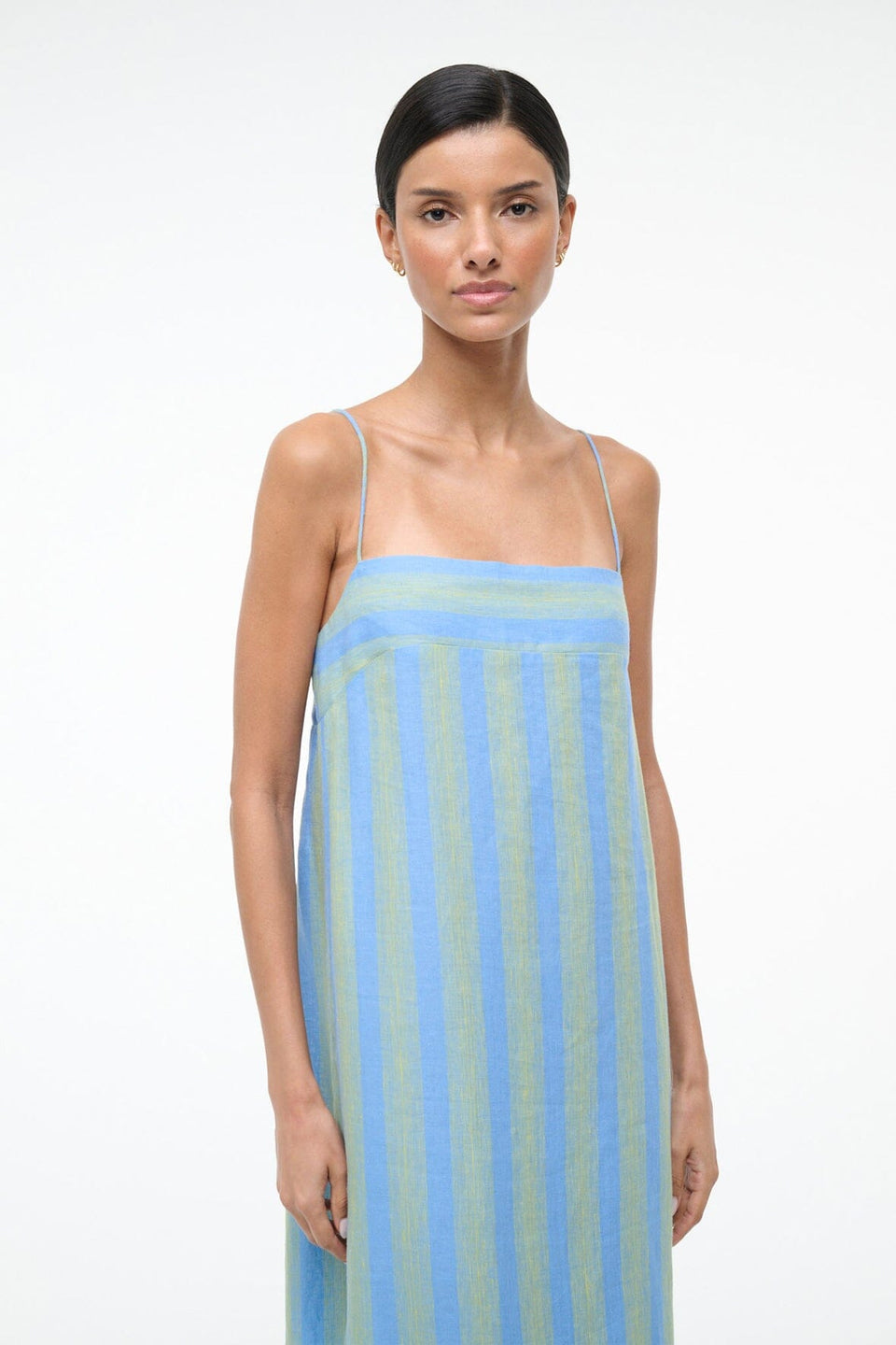STAUD Laura Linen Dress