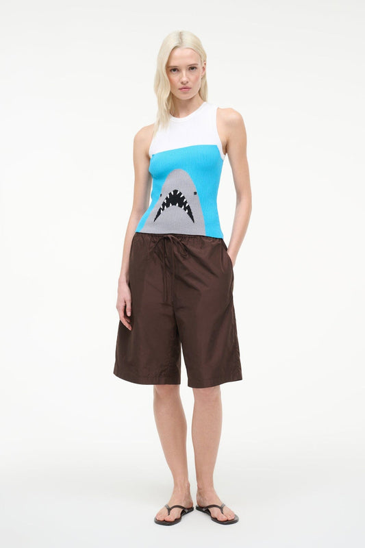 STAUD Malia Tank Great White