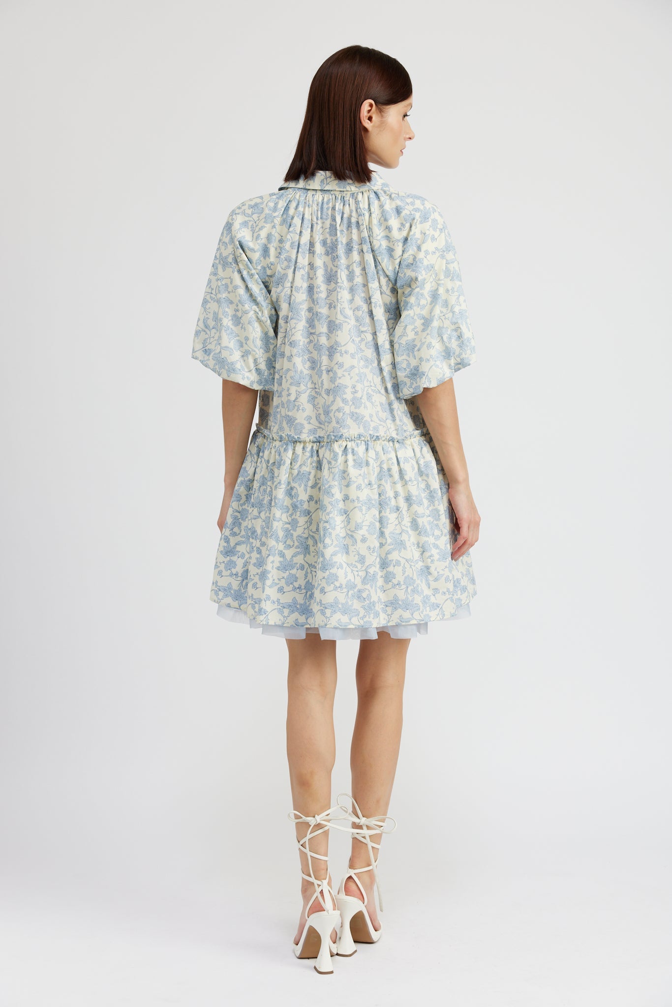 En Saison Egret Mini Dress