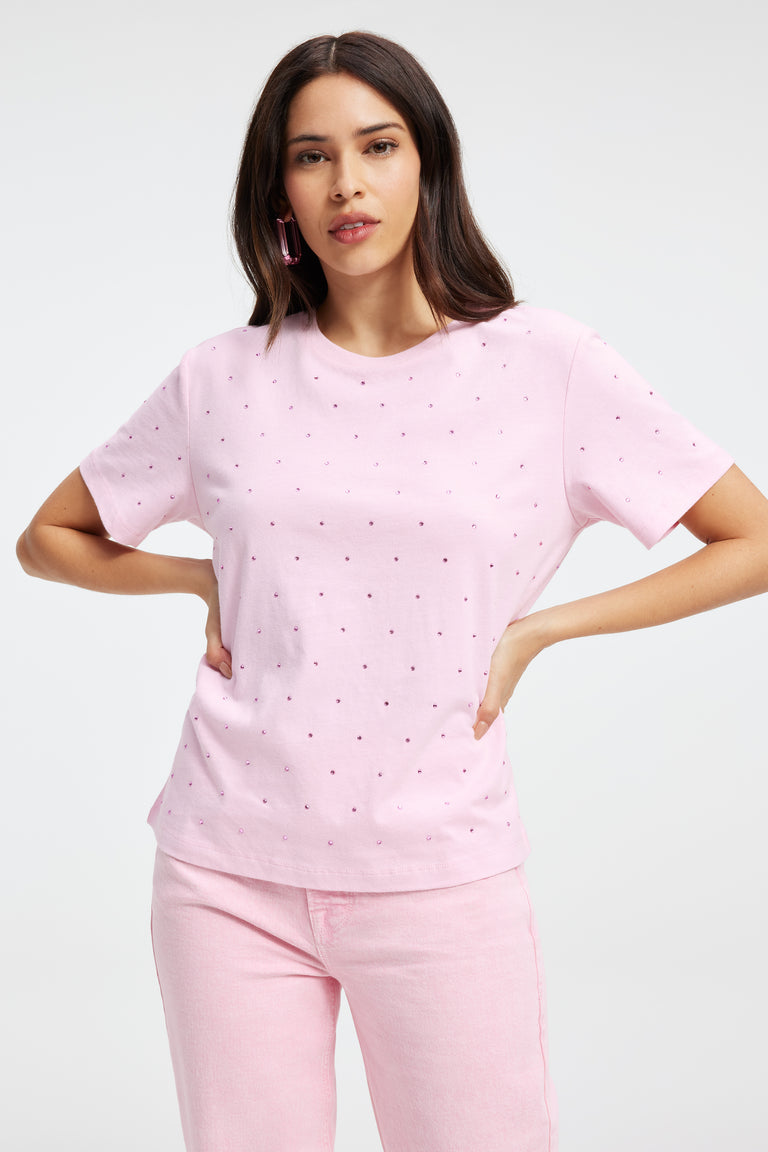Good American Embellished Tee