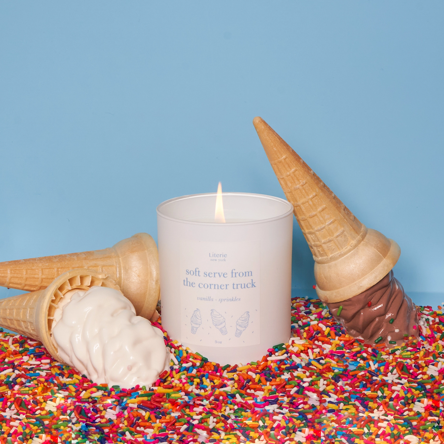 Literie Soft Serve Candle