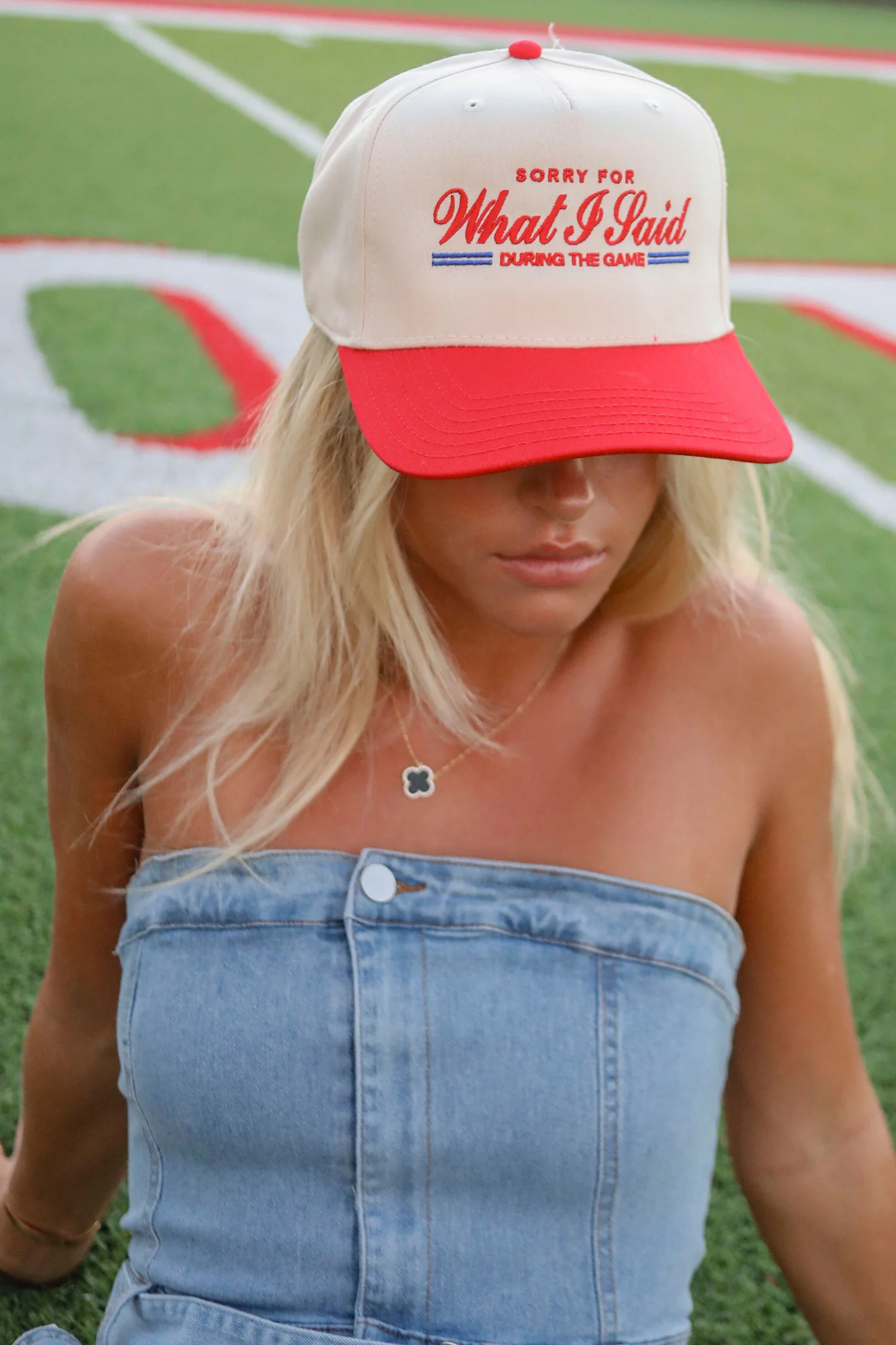 SORRY FOR WHAT I SAID TRUCKER HAT