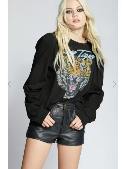 RECYCLED KARMA EASY TIGER PUFF SLEEVE