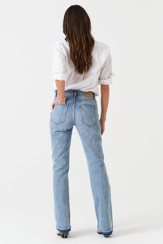 Seventy + Mochi Camille Bootcut Jean in Austin
