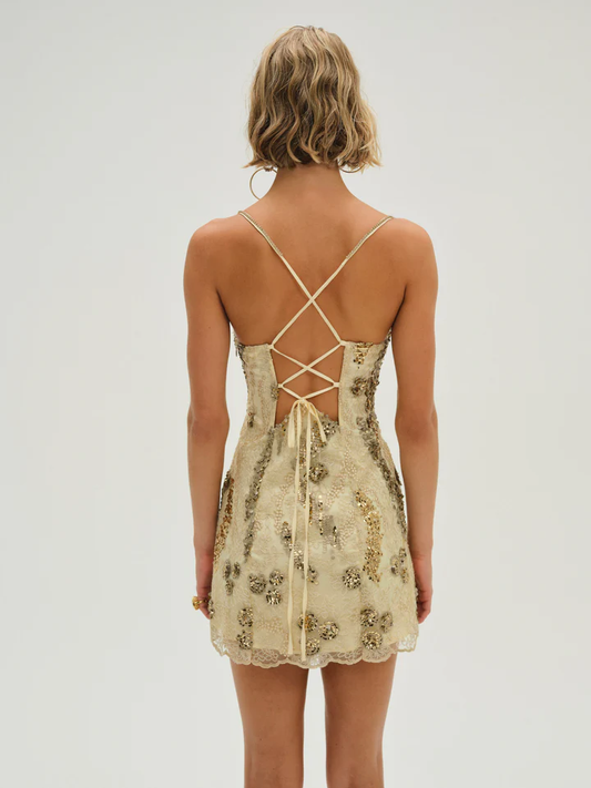 For Love & Lemons Opal Mini Dress