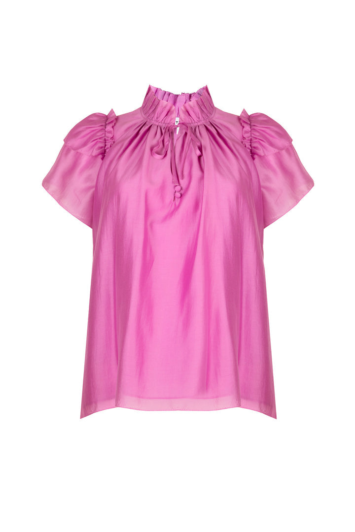HUNTER BELL MILLIE TOP - MAGENTA