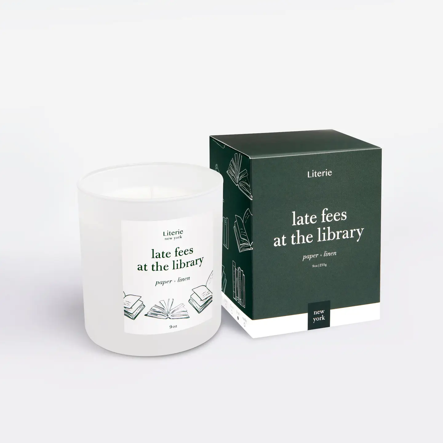 Literie Late Fees at the Library Candle