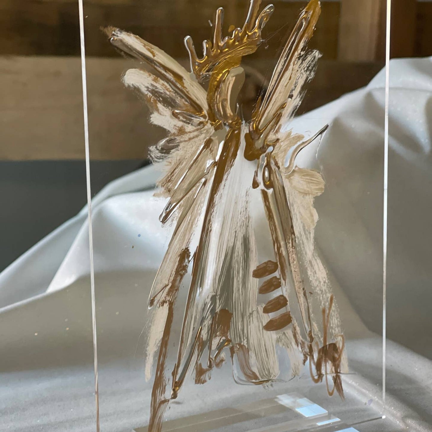 The Painted Petal Acrylic Angel