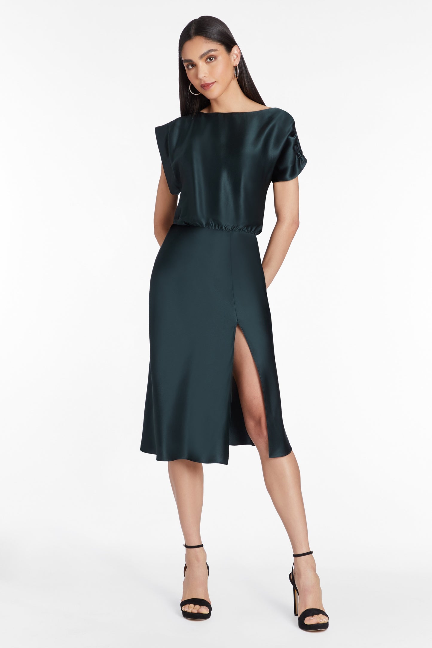 Amanda Uprichard Elroy Silk Dress