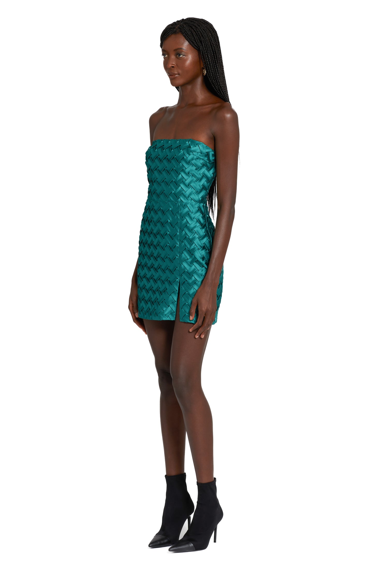 Amanda Uprichard Arely Dress - Dark Green