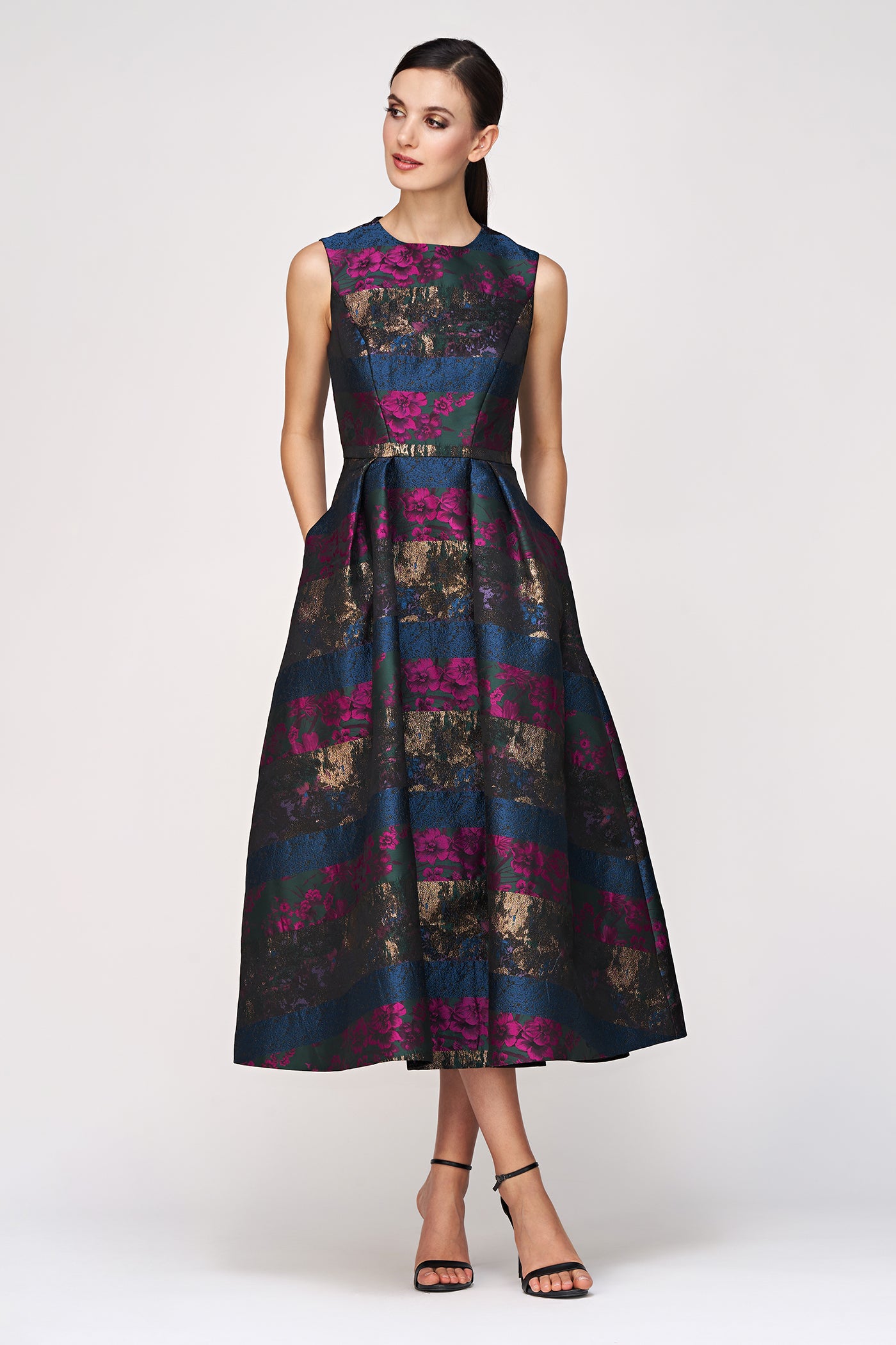 Kay Unger Faye Tea Length Dress 6 Kay Unger Faye Tea Length Dress 6