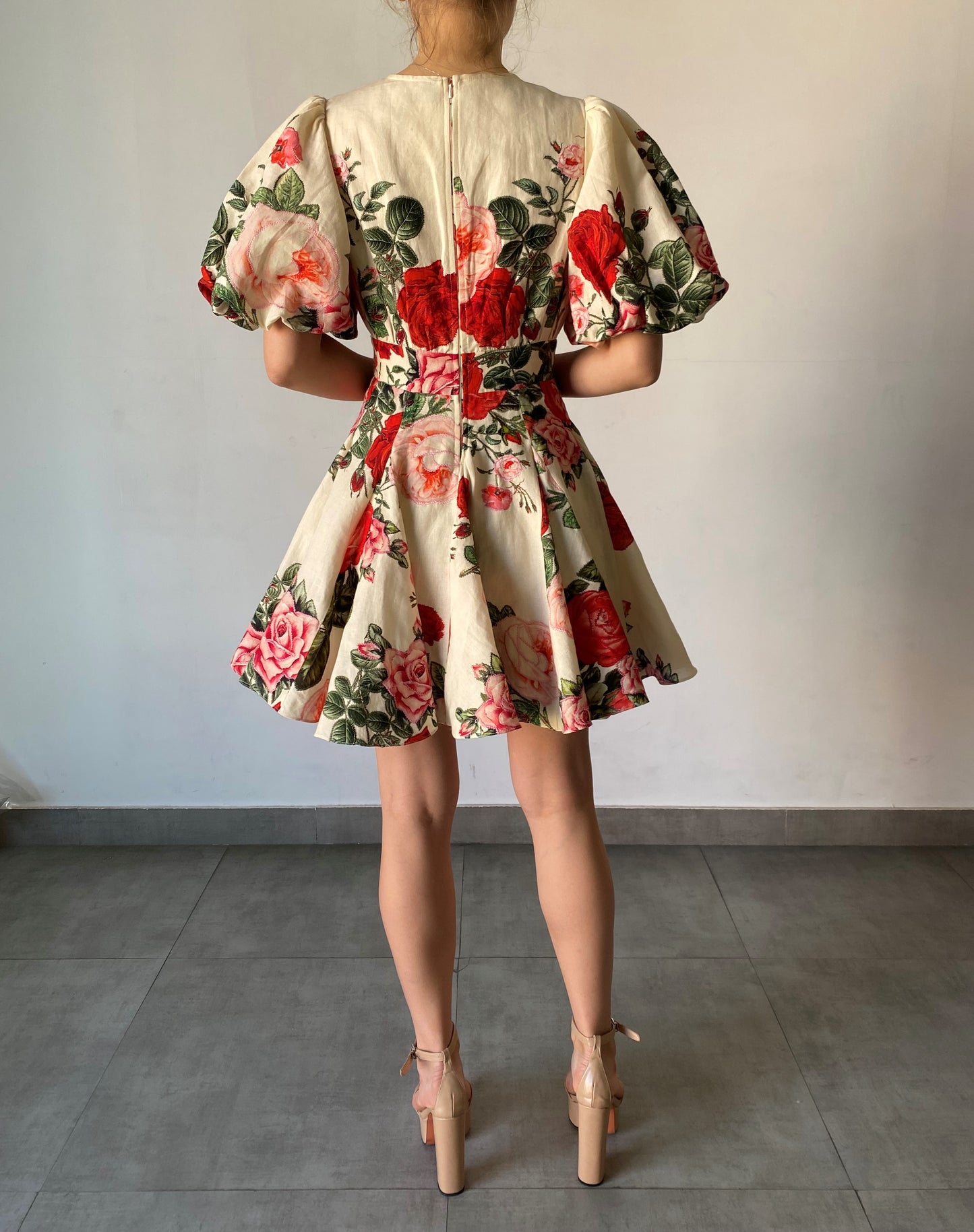 Hemant & Nandita Linen Short Dress