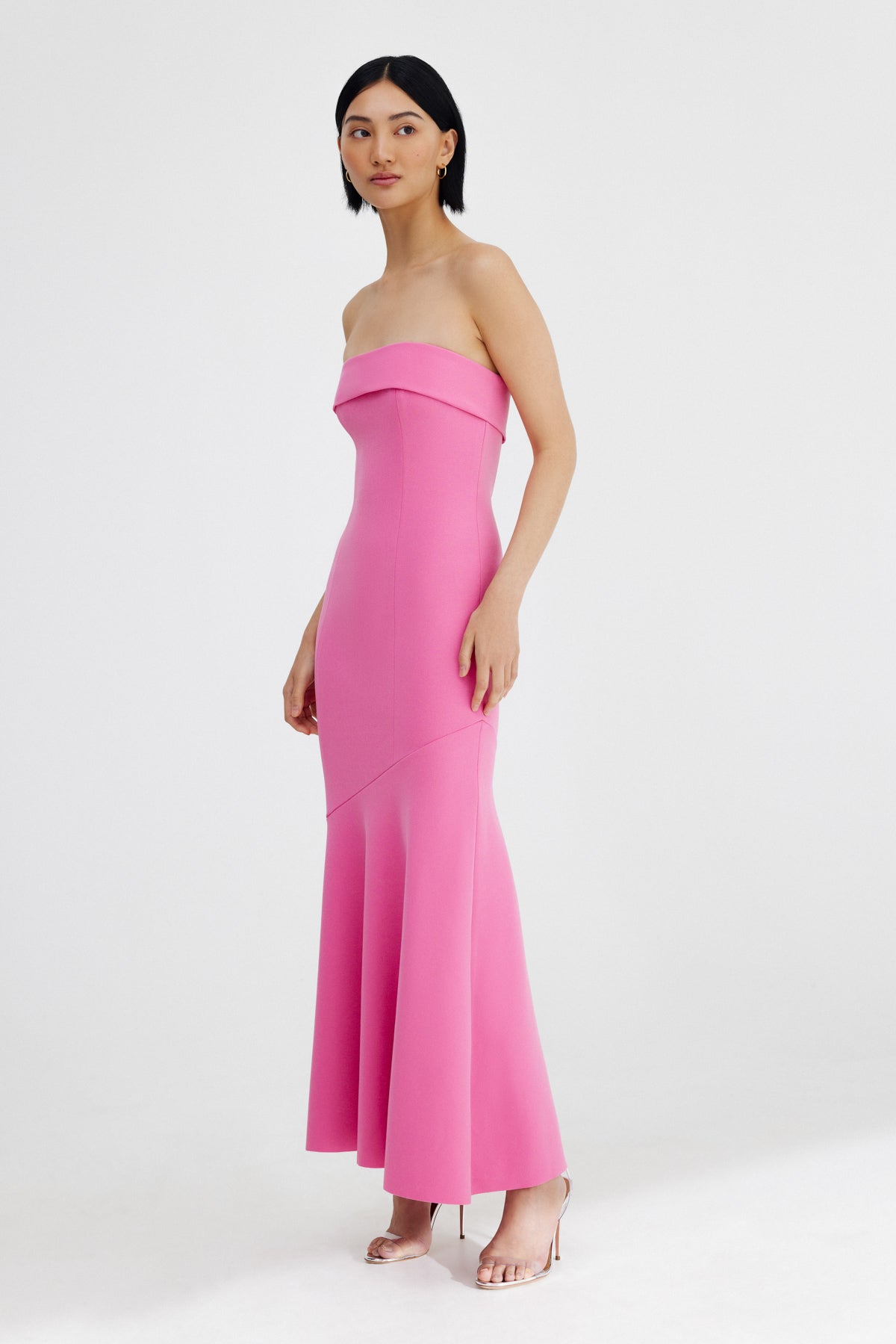 Significant Other Quinn Strapless Dress- Pop Pink