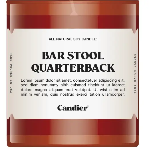 Barstool Candle