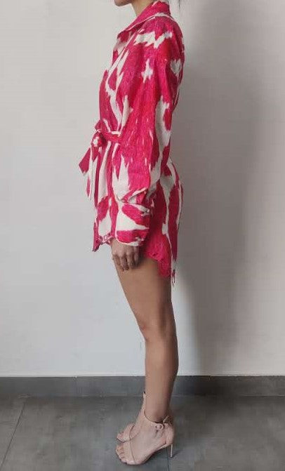 Hemant & Nandita Indu Pink Dress