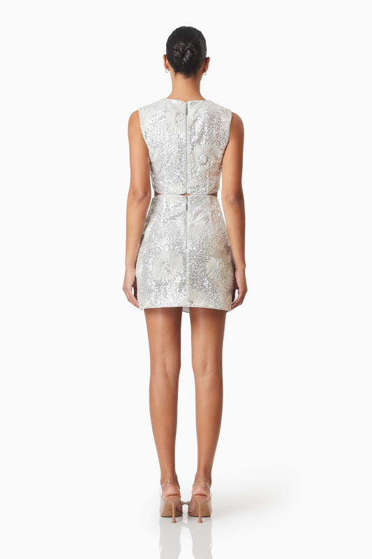 Elliatt Caledonia Sequin Mini Set In Silver