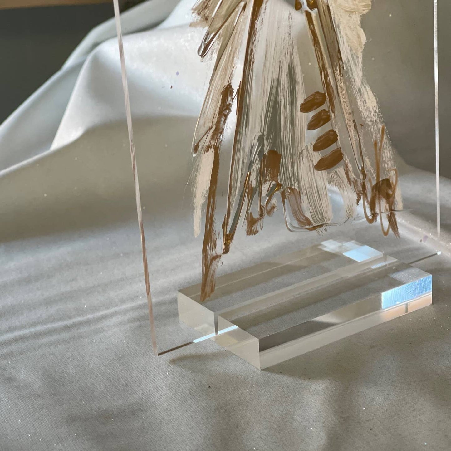 The Painted Petal Acrylic Angel