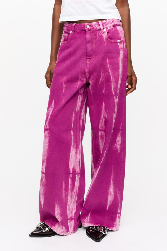 Ganni PURPLE OVERDYED MARRI JEANS