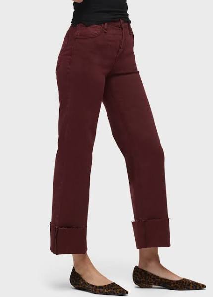 Rosie High-Rise Wide Leg Jeans In Port Royal