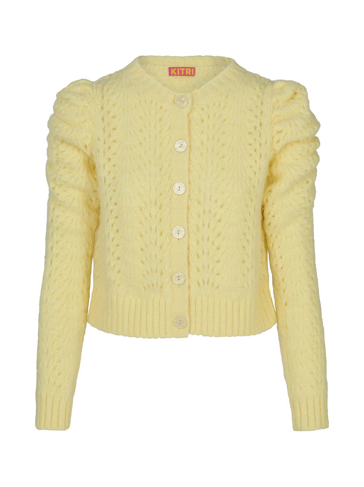 KITRI Matilda Lemon Knit Cardigan