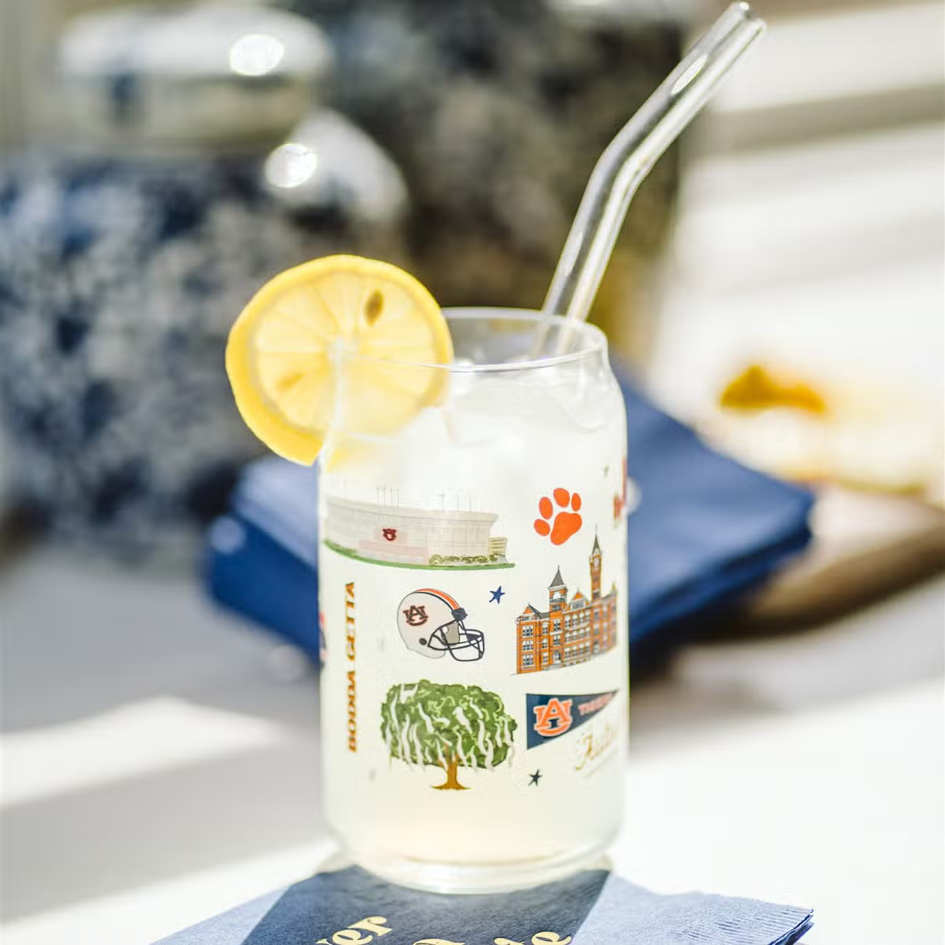 Gracefully Made Art Glass Cup