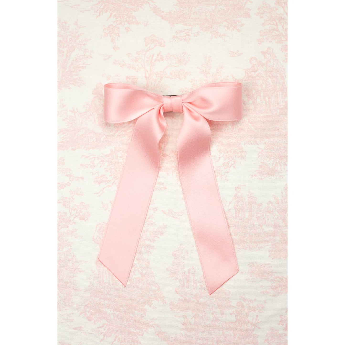 Florence Satin Bow - SATIN PINK