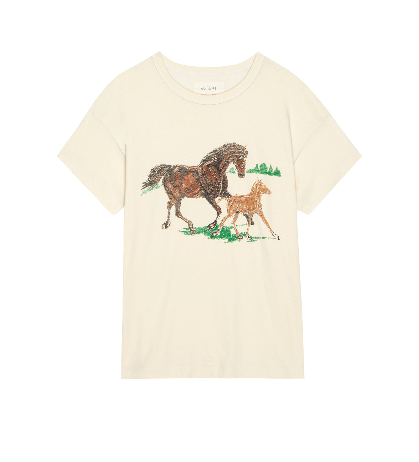THE GREAT Boxy Crew Tee