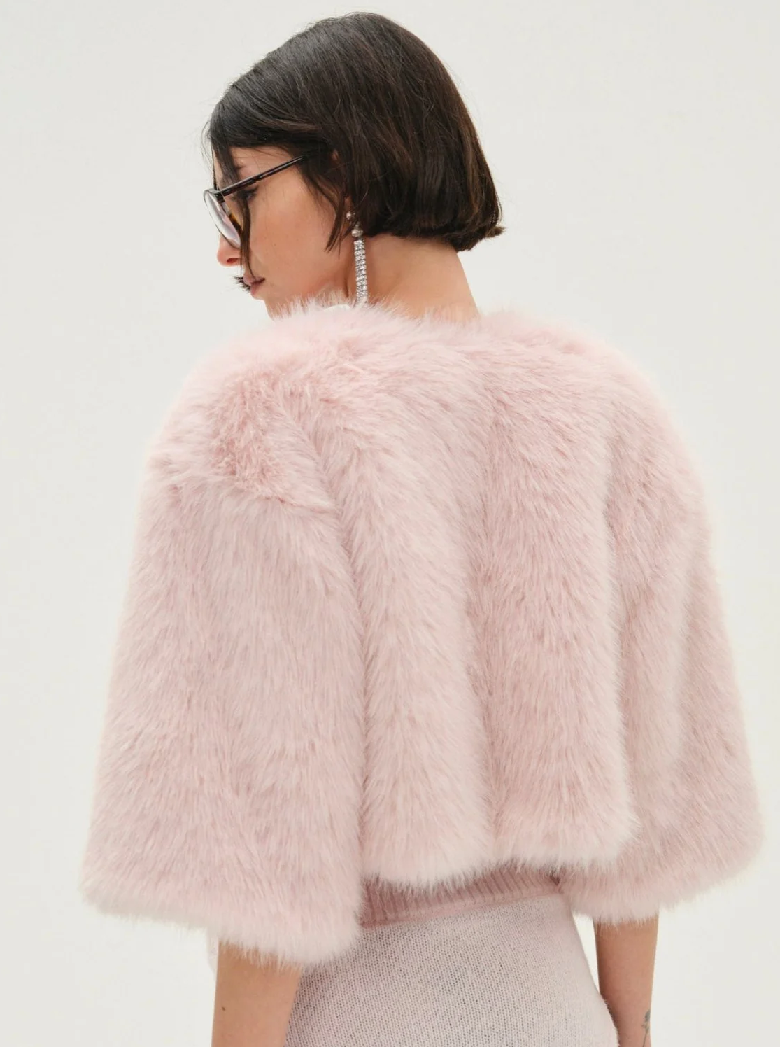 For Love & Lemons Amina Fur Jacket