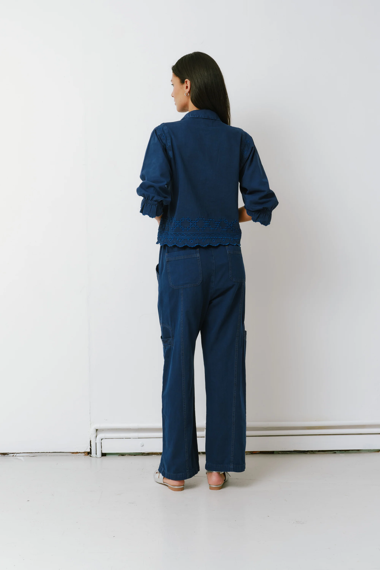 Seventy + Mochi Juno Pant in Twilight Blue