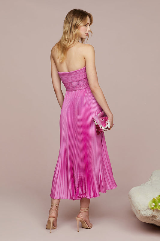 AMUR HARDEN PLEATED STRAPLESS MINI