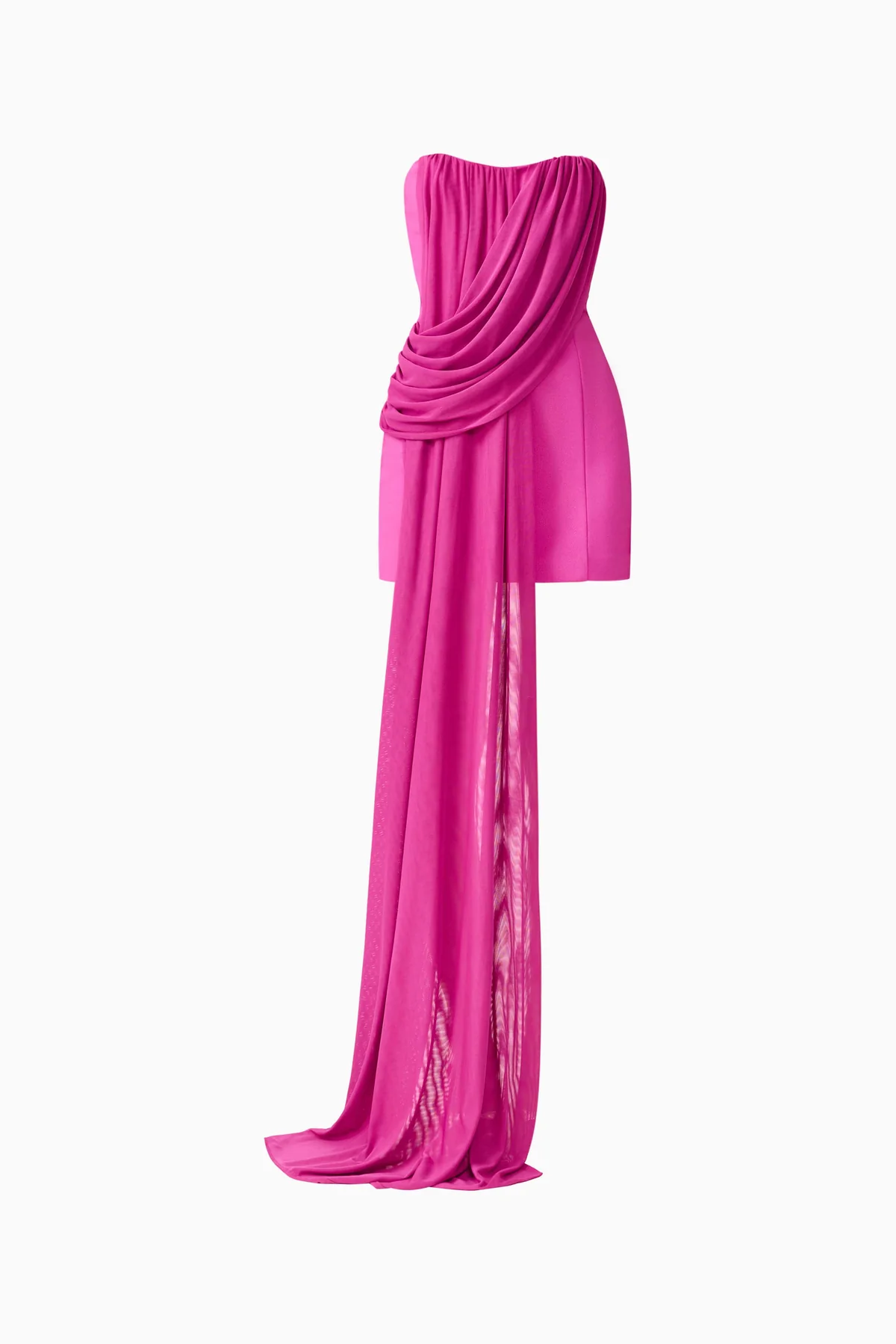 ELLIATT Chantal Pink Asymmetrical Mini dress