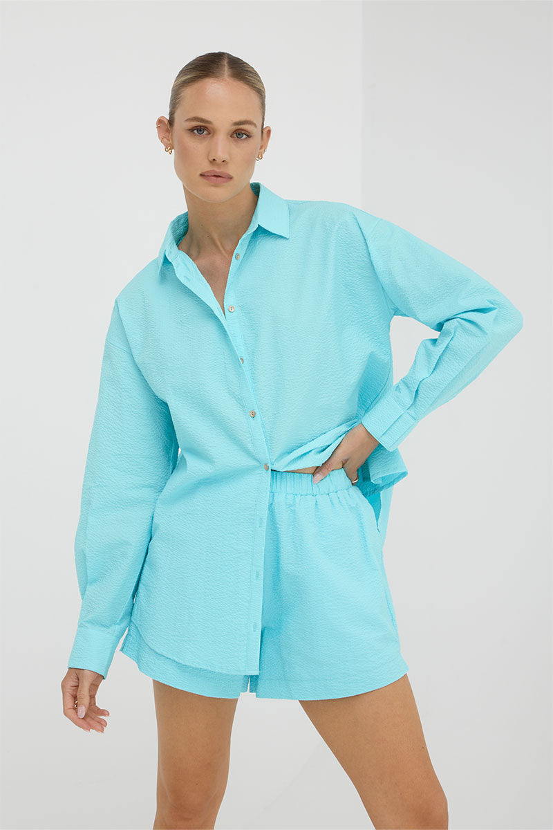 Sovere Pixie Shirt - Aqua