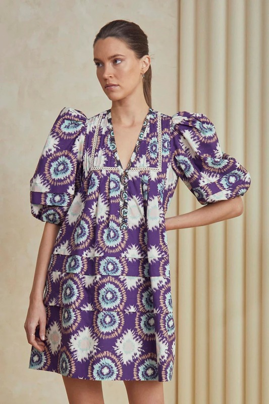 Hunter Bell Jenkins Dress - London Rain Purple