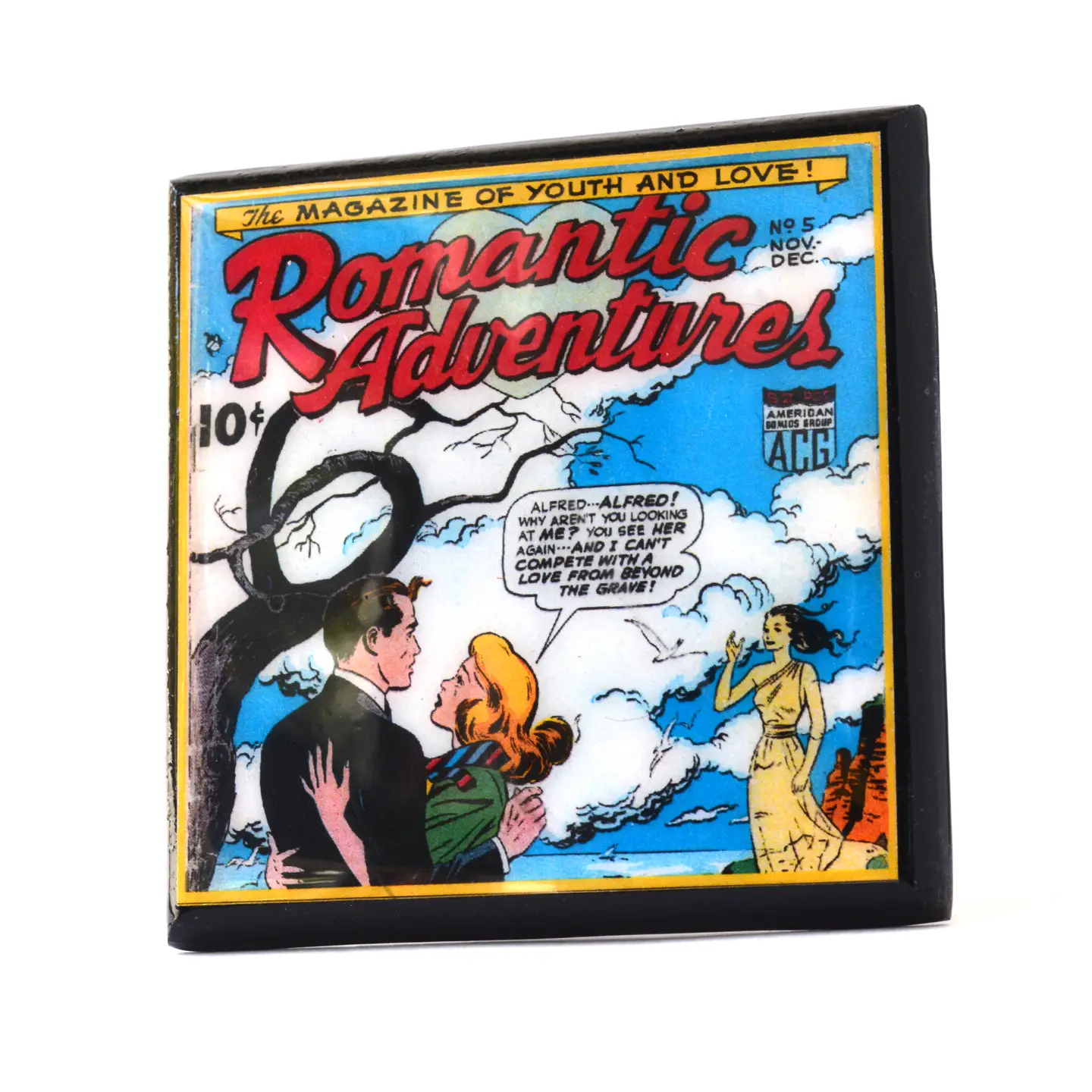 Vintage Romance Comic Book Coasters