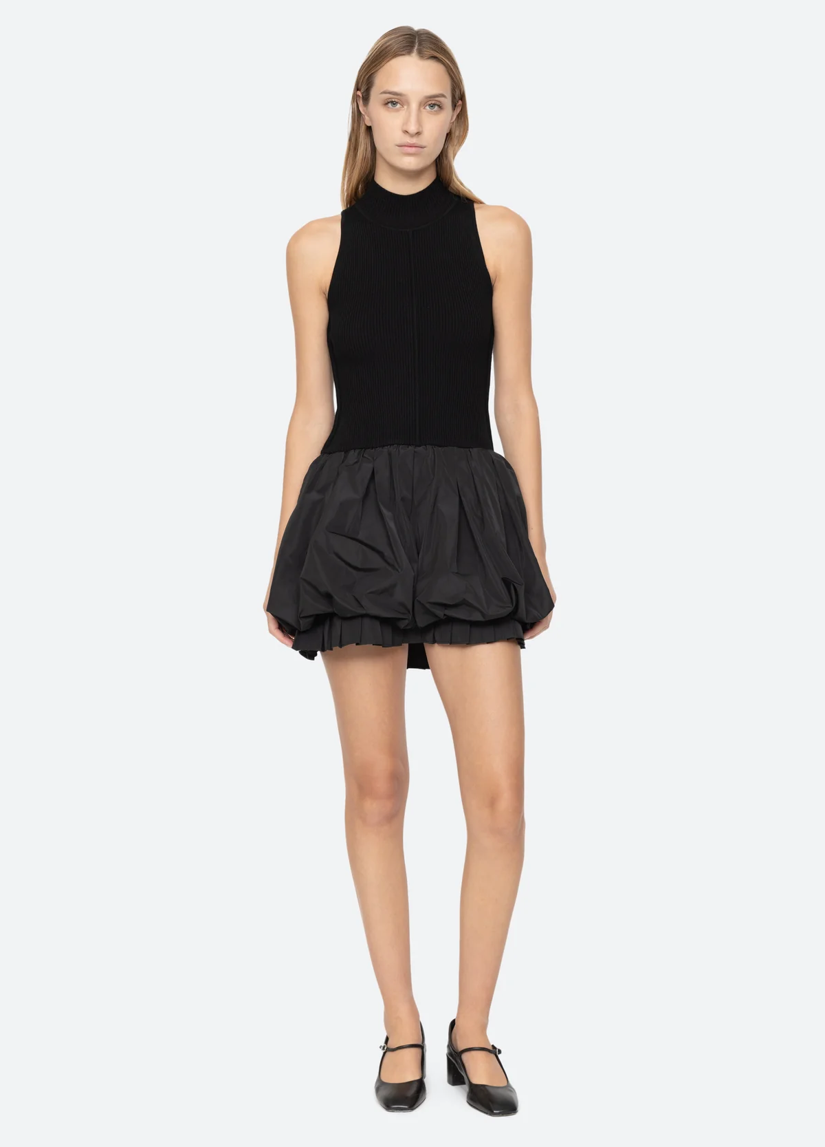 SEA Belen Taffeta Bubble Dress