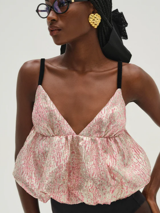 For Love & Lemons Solstice Shimmer Top