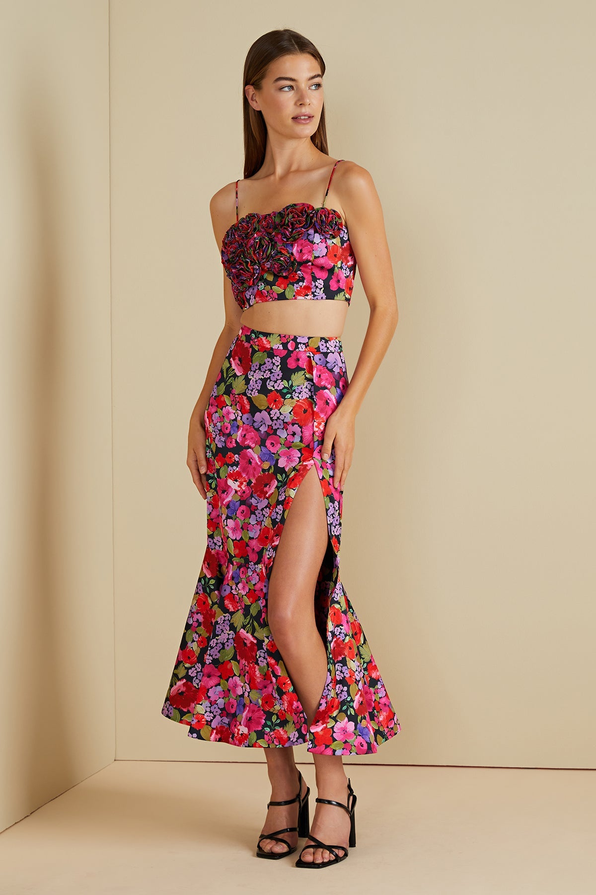 Amur Clyde Midi Skirt