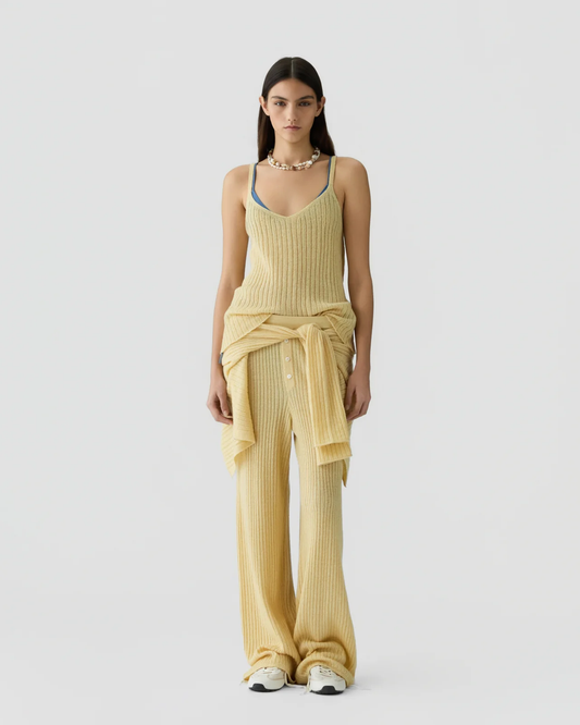 Guest In Residence Breezy Ribbed Tank
