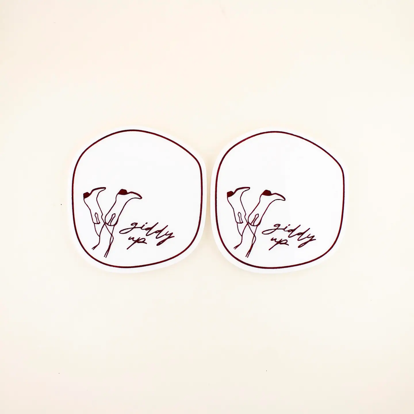 Giddy Up Coasters (Set of 2)