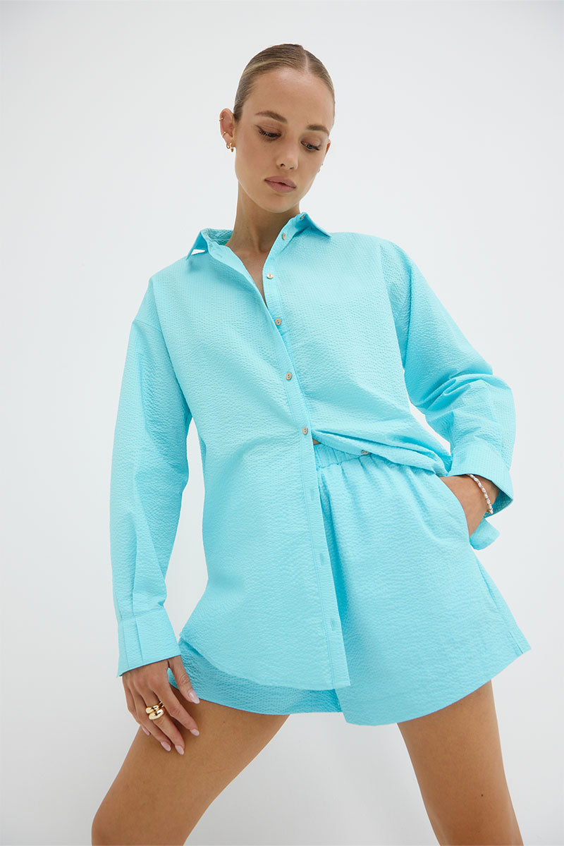 Sovere Pixie Shirt - Aqua