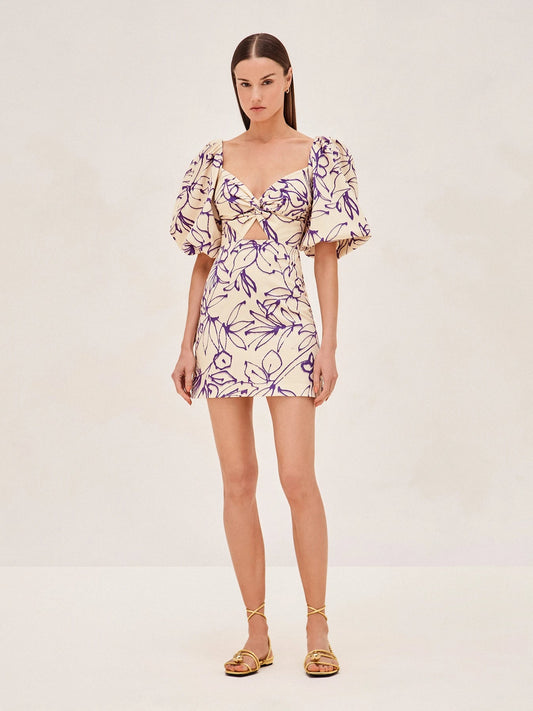 Alexis Rapha Dress - Purple Brush