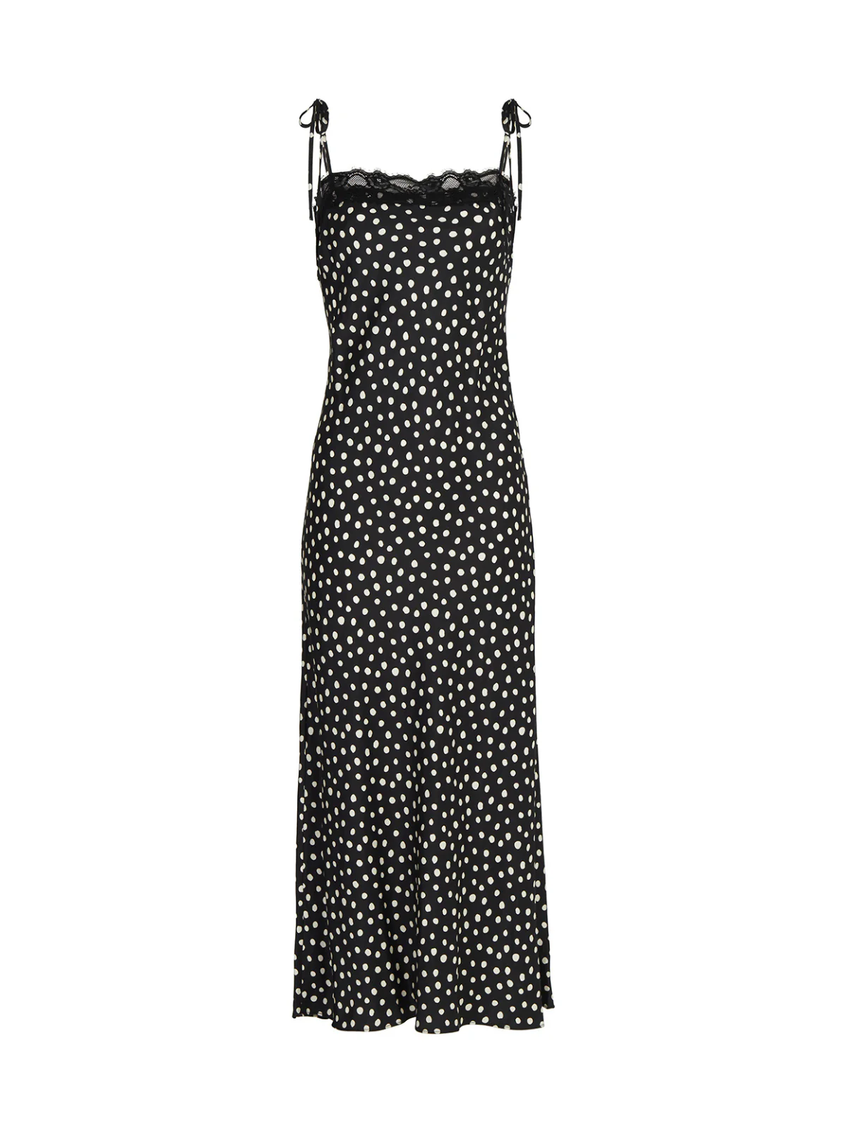 KITRI Venetia Polka Dot Maxi Dress